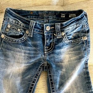 Miss Me signature rise boot size 24 – inseam 30”